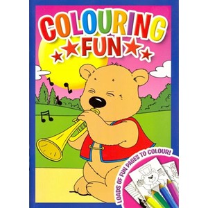 Malebok "Colouring Fun" med trompet