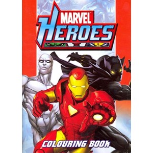 Fargebok "Marvel Heroes Colouring Book"