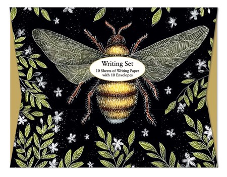 Brevpapir "Honey Bee - Catherine Rowe" 10 ark/10 konvolutter