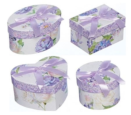 "Lilac Bouquet" Eskesett 4-pakning