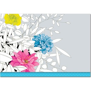 "Modern Floral" Note Cards (14/15)