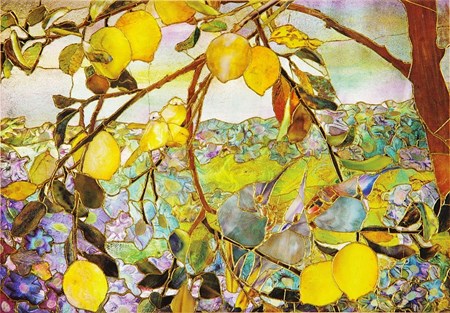 "Tiffany Lemon Tree" Notecards 14 kort/15 konvolutter