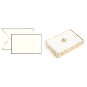 Kortpakke "Social Stationery - Cream" 10/10, 8,5 x 13 cm