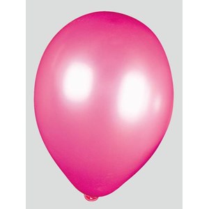Ballonger "Shiny Pink" (30cm) 15 stk.