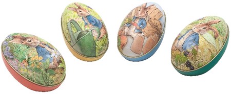 "Peter Rabbit - Medium Eggs" 4 assortert