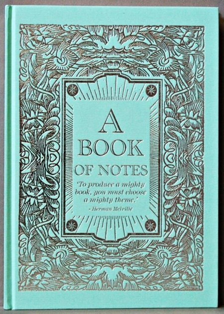 "My Book of Notes", Tiffany Blue A4 Cased No