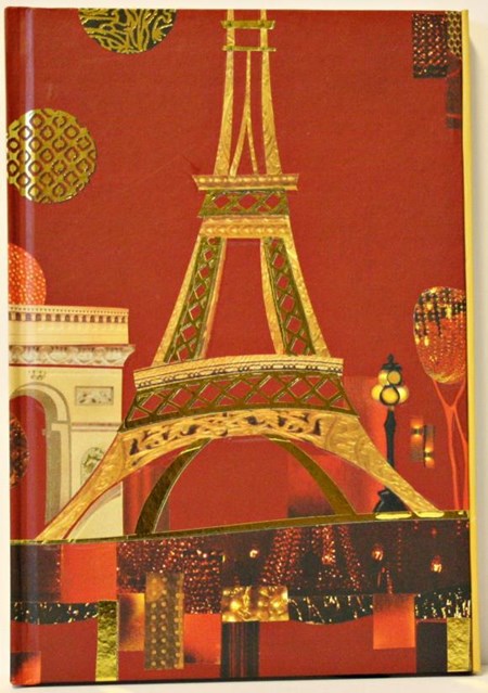 Spirit Paris", A5 Cased Notebook with Magnetic Closu