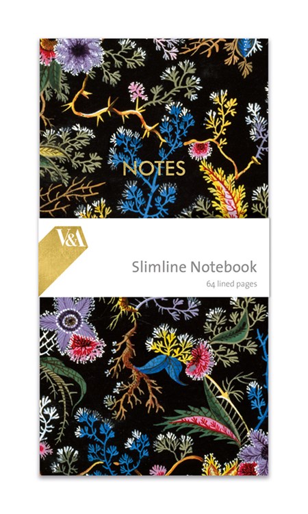 "William Kilburn Textile Design" Slimline Notebook