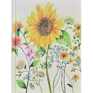 "Watercolor Sunflower" Bookbound Journal
