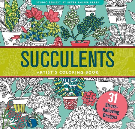 "Succulents" Artis's Coloring Books