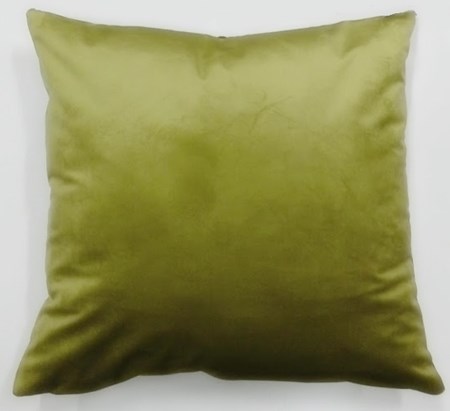 Velourpute, grønn 45 x 45 cm