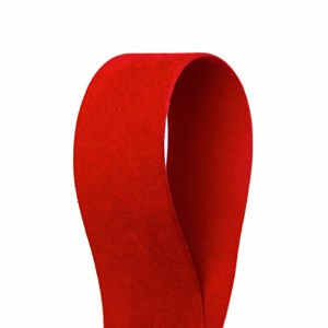 Fløyelsbånd 25mm x 7m Rød