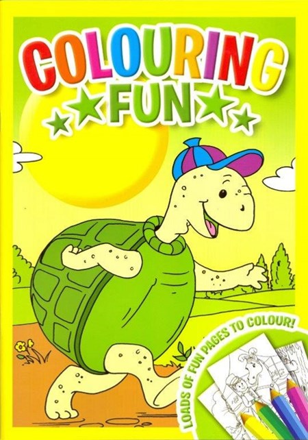Malebok "Colouring Fun" skillpadde