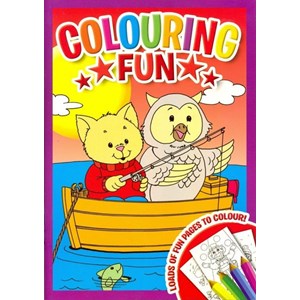 Malebok "Colouring Fun" i båt