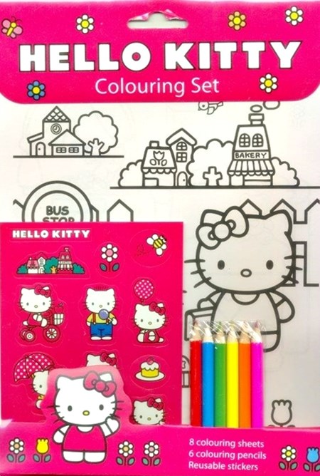 "Hello Kitty", Colouring Set