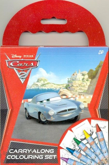 Disney "Cars 2" Carry-Along Colouring Set