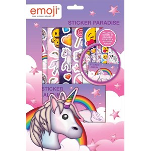 "Emoji Unicorn" Sticker Paradise