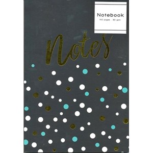 "Spots Collection" Notatbok A5, sort