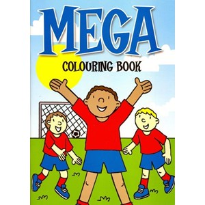 Malebok "Mega Colouring Book Sport"