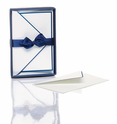 Kortpakke "Echtes Buttenpapier" 10 kort/10 konvolutter Denim