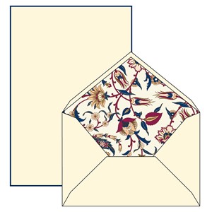 Brevpapir "Italien Pattern" 10/10, 16 x 21,5 cm