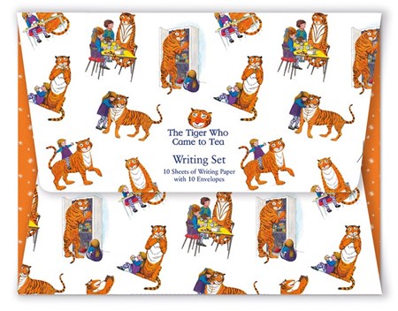 Brevpapir "The Tiger Who Came to Tea" 10 ark/10 konvolutter