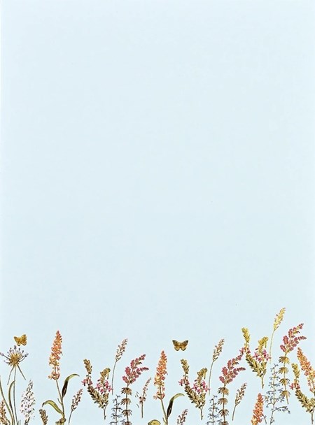 Brevpapir "Blooms and Butterflies" 30 ark/24 konvolutter