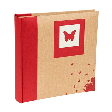 "Green Wood Butterfly" Fotoalbum, 200 lommer 10x15cm
