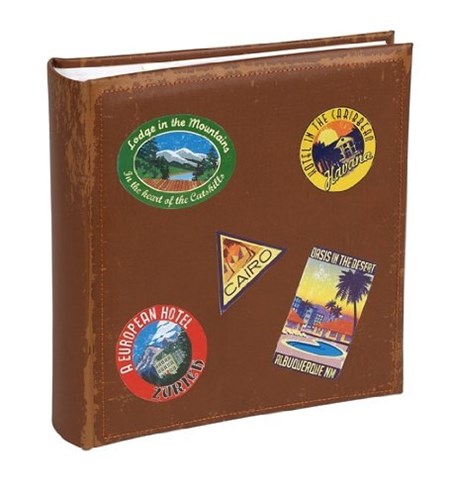 "Travel Labelled" Fotoalbum, 200 bilder 10 x