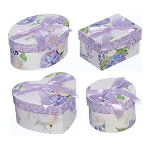 "Lilac Bouquet" Eskesett 4-pakning