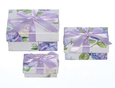 "Lilac Bouquet" Eskesett rektangulært (3)