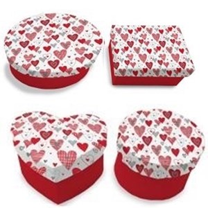 "Multi Heart" 4-pakning gaveesker