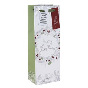 "Contemporary Christmas Wreath" Flaskepose