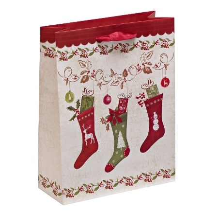 "Christmas Stockings", Gavepose medium