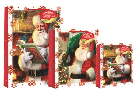 "Traditional Santa" gavepose medium