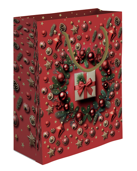 "Julekrans" Medium gavepose