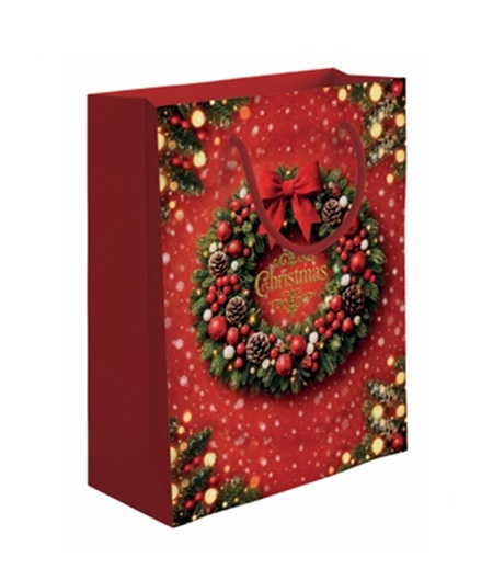 "Julekrans - Christmas" Medium gavepose