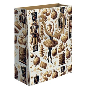 "Nøtteknekker gull" X-large gavepose