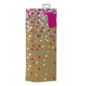 "Female Kraft Confetti" Flaskepose