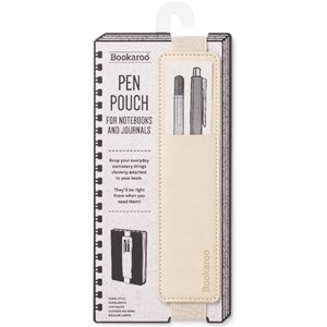 "Bookaroo Pen Pouch - Cream"
