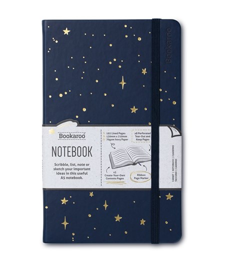 "Moon & Stars" A5 Notebook