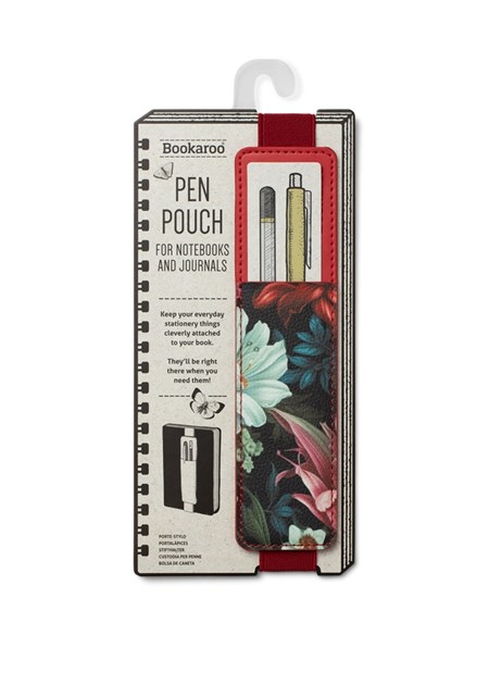 "Dark Floral" Bookaroo Pen Pouch