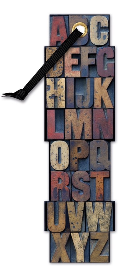 Academia Bookmarks - "Letter Press"