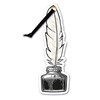 Academia Bookmarks - "Quill & Ink"