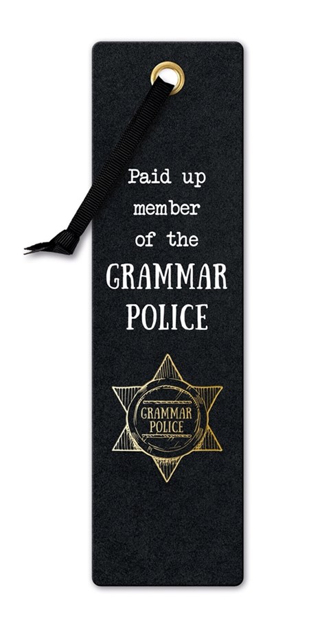 Literary Bookmarks - "Grammar Police"