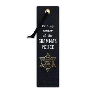 Literary Bookmarks - "Grammar Police"