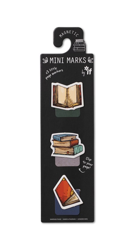 "Books" Magnetic Mini Bookmarks