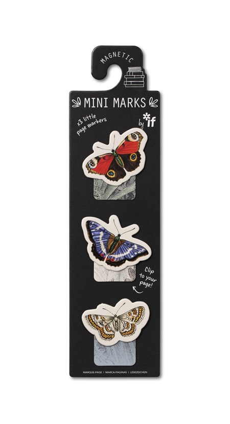 "Butterflies" Magnetic Mini Bookmarks