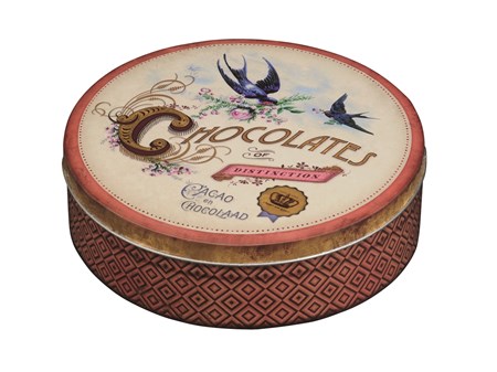 "Nostalgia - Round Chocolates of Distinction"