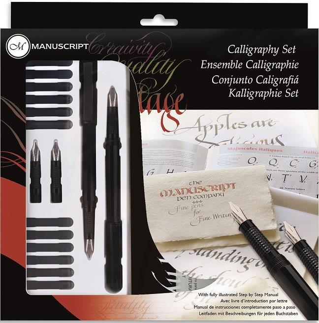 Master Calligraphy Set, 4 assorterte pennesplitter Skatollet.no